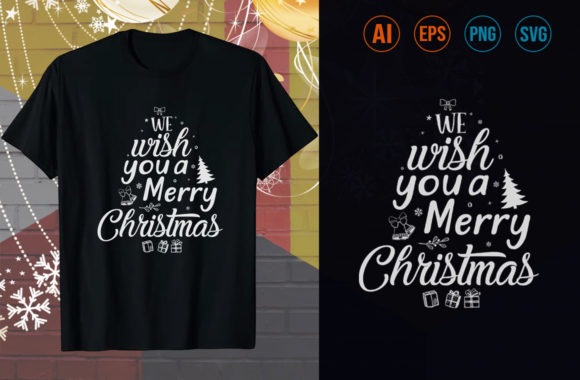A Designer's Review: The Merry Christmas T-Shirt Embroidery Design