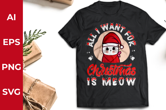 All I Want for Christmas Is Meow: Graphic & Print Review