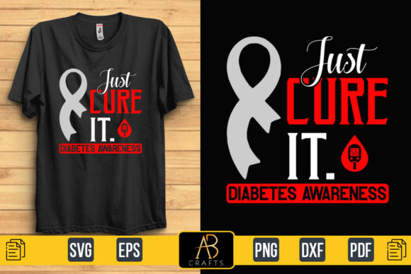 Diabetes Awareness Quote T-Shirt Design Graphics