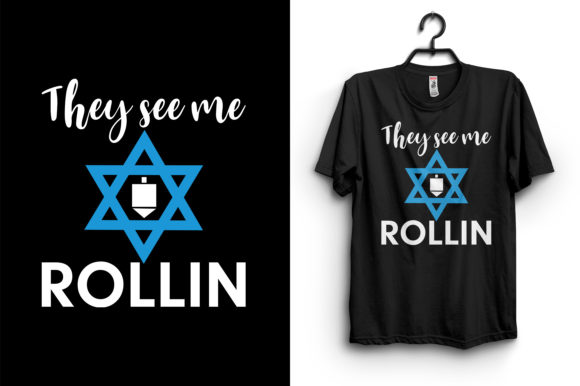 From Graphics to Print Templates: They See Me Rollin T-Shirt Design
