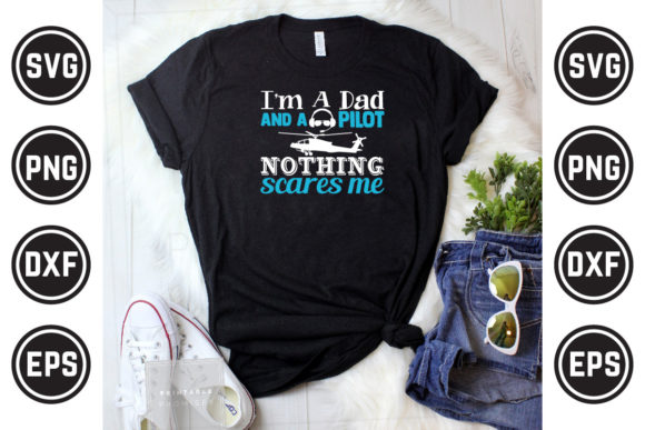 Pilot Svg T Shirt Design 11: Graphics & Print Templates