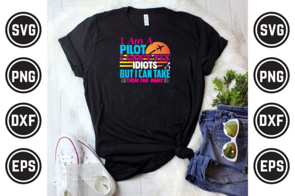 Pilot Svg T Shirt Design 36: Graphics & Print Templates