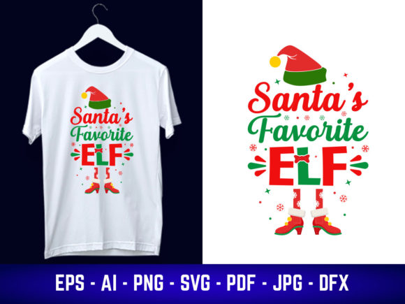 Santa’s Favorite Elf SVG Graphics Review for T-Shirt Designs