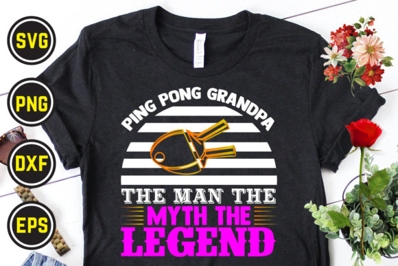 Table Tennis Svg T Shirt Design 05 Graphics Review